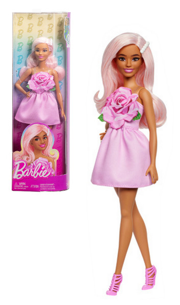 Barbie lalka fashion różowa sukienka HYT94/6